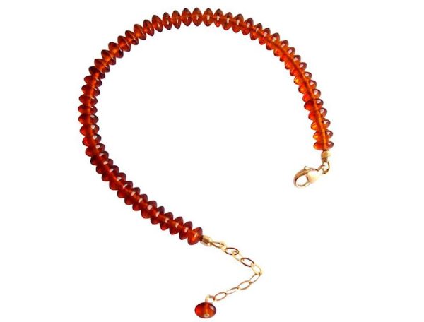 Gemshine - Damen - Armband - Vergoldet - Bernstein - Gelb - Orange – Bild 3