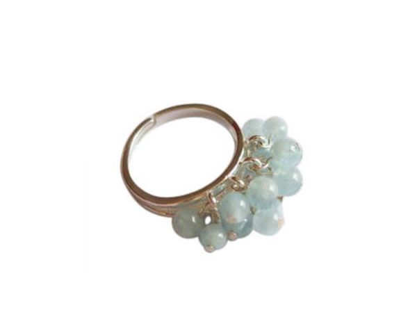 Gemshine - Damen - Ring - Silber 925 - Aquamarin - Blau, Ringgröße:54 (17.2)