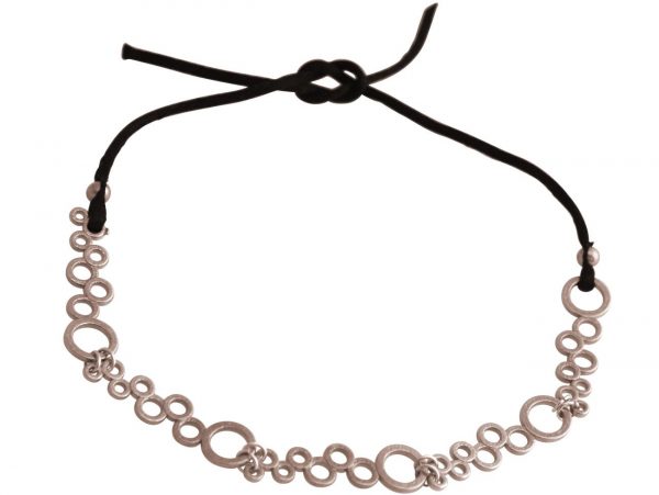 GEMSHINE Damenhalskette Choker in Silber oder rose vergoldet mit längenverstellbares schwarzes Samtband. Made in München / Germany. Qualitätsvoller Schmuck im edlen Etui. – Bild 4