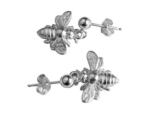 Gemshine - Damen - Ohrringe - 925 Silber - BEE - Biene - 1,5 cm – Bild 3