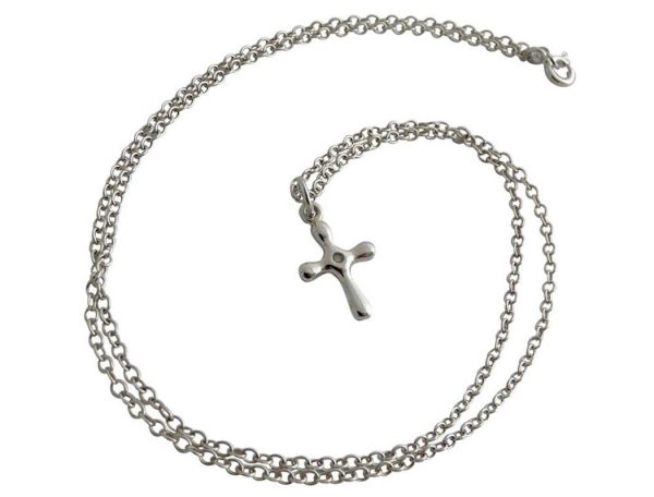 Gemshine - Damen - Halskette - Diamant - 925 Silber - Kreuz – Bild 3