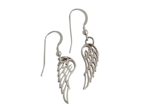 Gemshine - Damen - Ohrringe - WINGS - 925 Silber - 3 cm – Bild 4