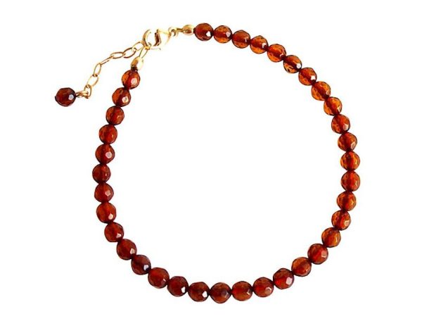 Gemshine - Damen - Armband - Bernstein - Vergoldet - Orange - Gelb - Gold – Bild 3